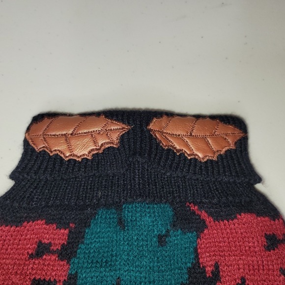 Autumn Leaf Turtleneck Dog Sweater - Picture 2 of 7